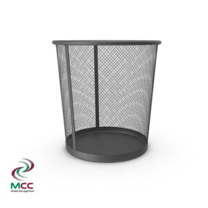 metal mesh waste bin