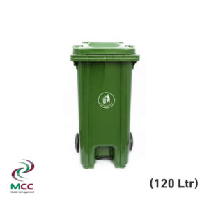 120 ltr green garbage bin