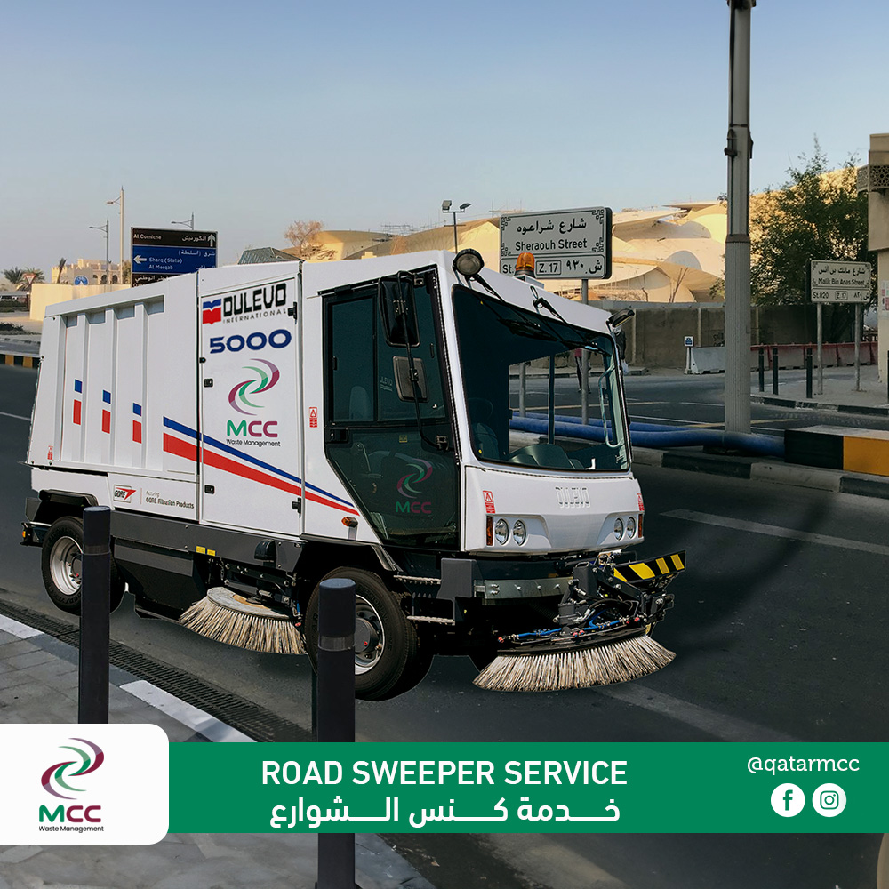 Road sweeper rental service in Qatar